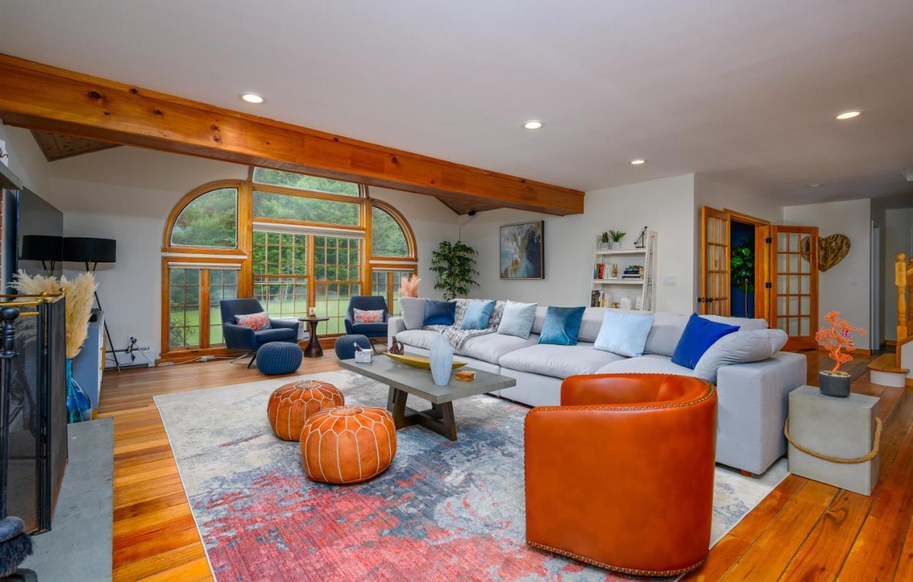 Mountain Blue Vista - Luxury Retreat Near Ski Resorts With Pond, Firepit And Hot Tub Windham Exterior foto